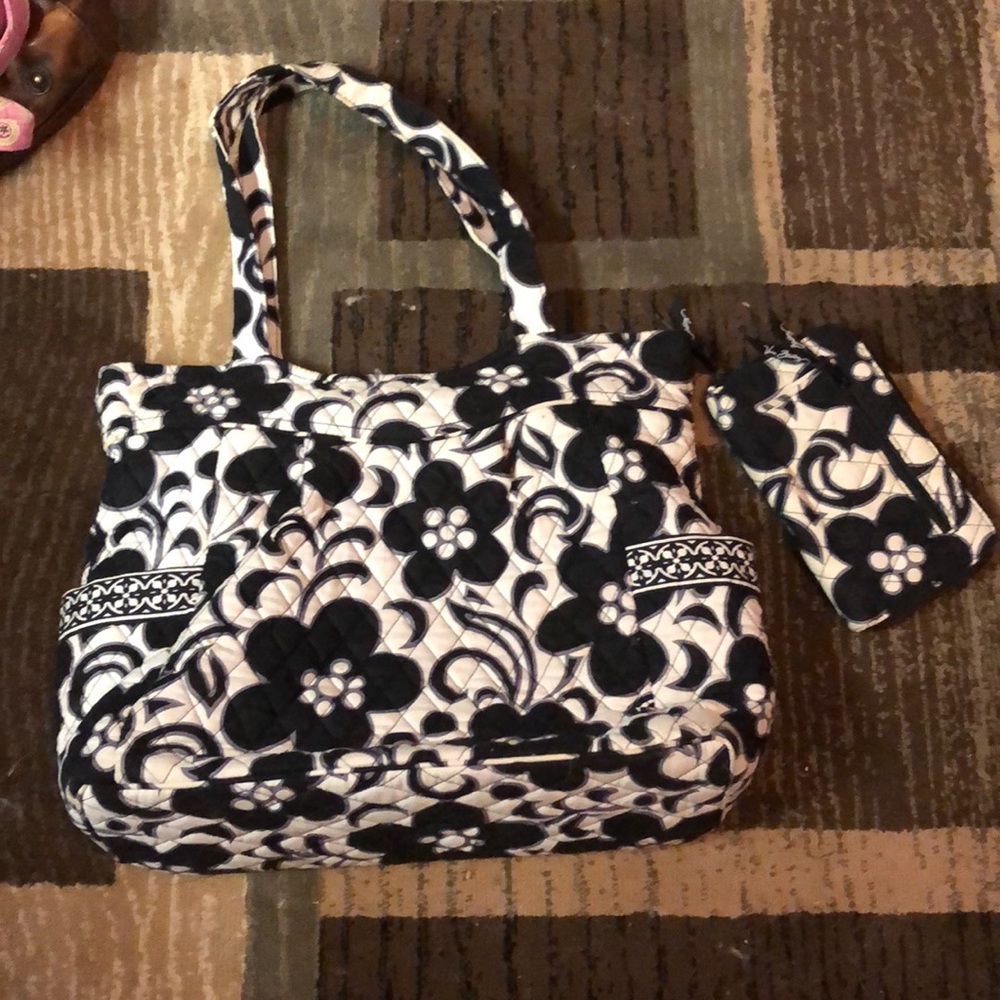 Vera Bradley tote & matching wallet